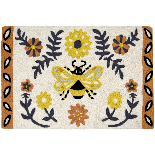 Wayfair Yellow & Gold Bath Rugs, Mats & Bathrooms You'll Love in 2023